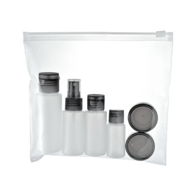 Conjunto de cuidado personal para viajes Botellas para el cuidado de la piel Botellas vacías Material del cuello Contenedores de loción PET