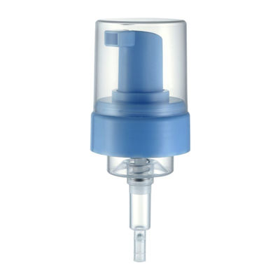 Muestra proporcionada gratuitamente 42/410 bomba de espuma bomba de jabón líquido azul para botellas de lavado manual