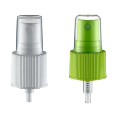 Bomba de pulverización de niebla fina de plástico de cerradura de aluminio de cinta lisa para varias botellas