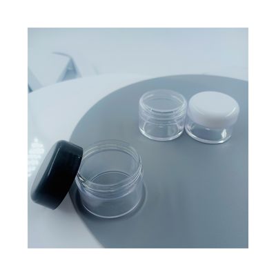 Jarrón de crema de plástico transparente para el cuello de 7 ml y 10 ml para envases cosméticos industriales