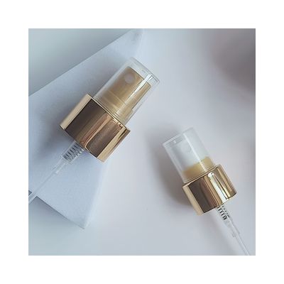 22/415 Pulverizador de niebla fina de plástico con costillas para botellas rosadas