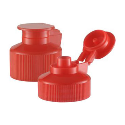 Capa de plástico 24/410 28/400 28/410 Flip Top Cap para la cubierta de la botella de champú personalizada de colores