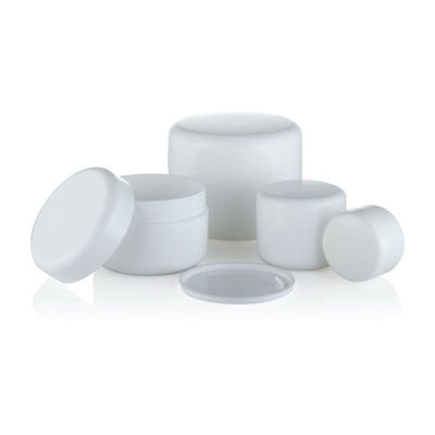 Jarrón de loción para el cuerpo y rostro de color blanco vacío de PP para cuidado personal 20 ml 50 ml 100 ml 250 ml