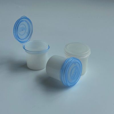 Jarrones cilíndricos de plástico de 12 ml con tapa de aluminio para envases personalizados de pastillas de caramelo de PP
