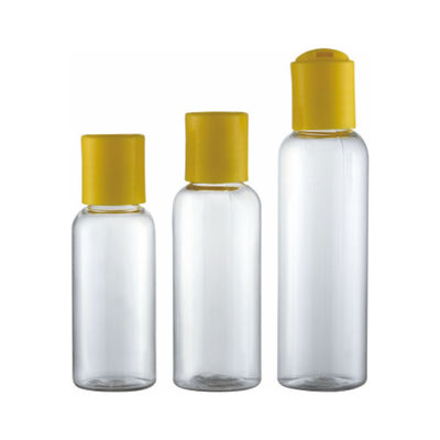 Loción para el cuerpo 30ml 50ml 60ml Color personalizado Material de cuello PET Botella de plástico transparente