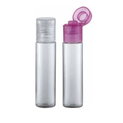 Material del collar de PET 15ml Botella de champú desechable de hotel Tapones coloridos Muestra libre