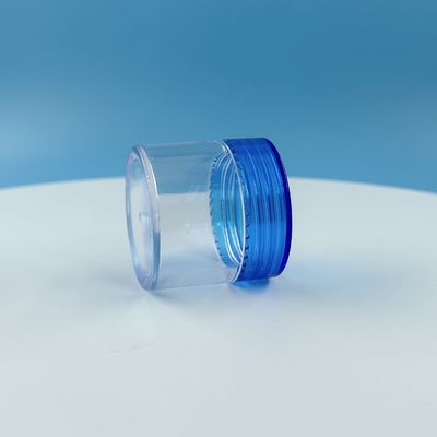 Amigable para los viajeros 20g 30g Jarrón de plástico pequeño y transparente con tapa Jarrón de crema cosmética
