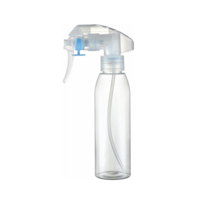 Material del cuerpo PET PET cuerpo PP tapa botella de plástico 120 ml pulverizador de disparo con cerradura de clip